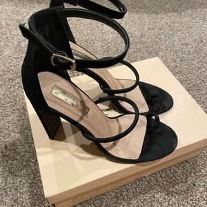 Billini Black Strap Heels